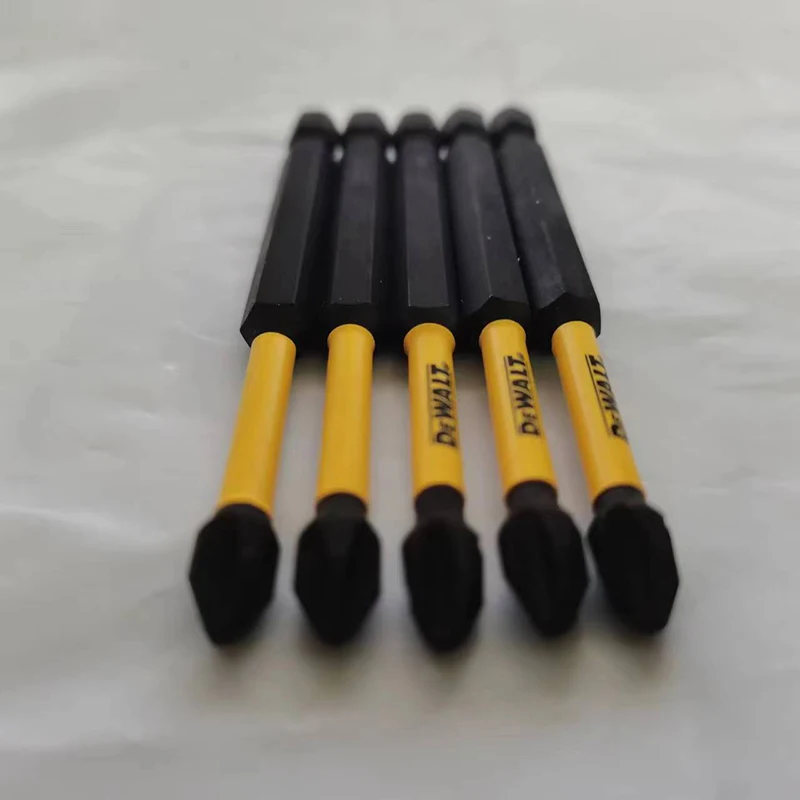 DEWALT 오리지널 89MM 비트 PH2 전기 드릴 렌치 스크루 드라이버 금속 드릴 용 고속 강철 경질 합금 5PCS