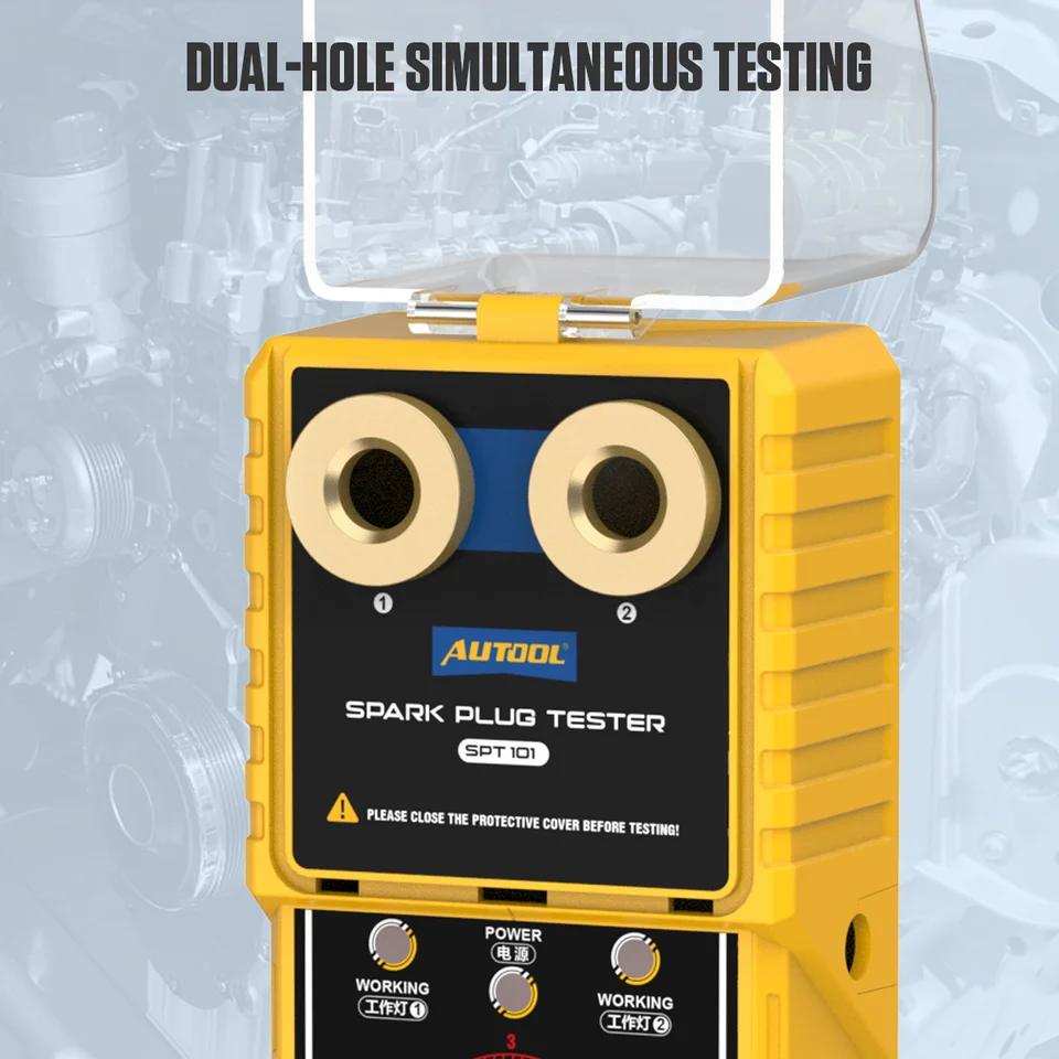 AUTOOL SPT101 Auto-Zündkerzen-Tester Auto Einstellbarer
