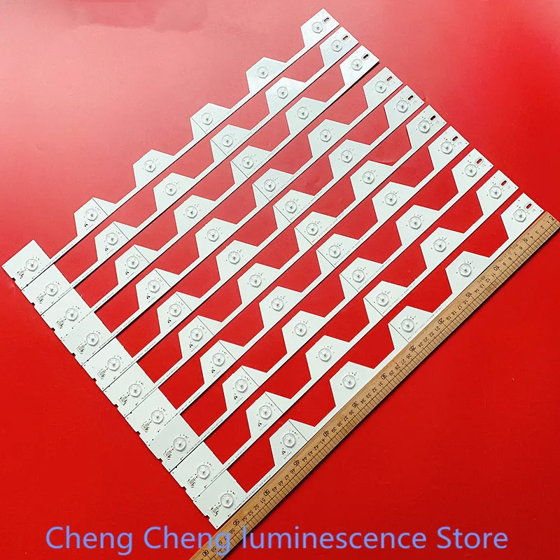

LED Backlight Strip For Thomson 55' TV TMT_55E5800_10X6_3030C_6S1P_W44 YHF-4C-LB5506-YH1 55FA3203 55FA3213 D55A561U B55A858U