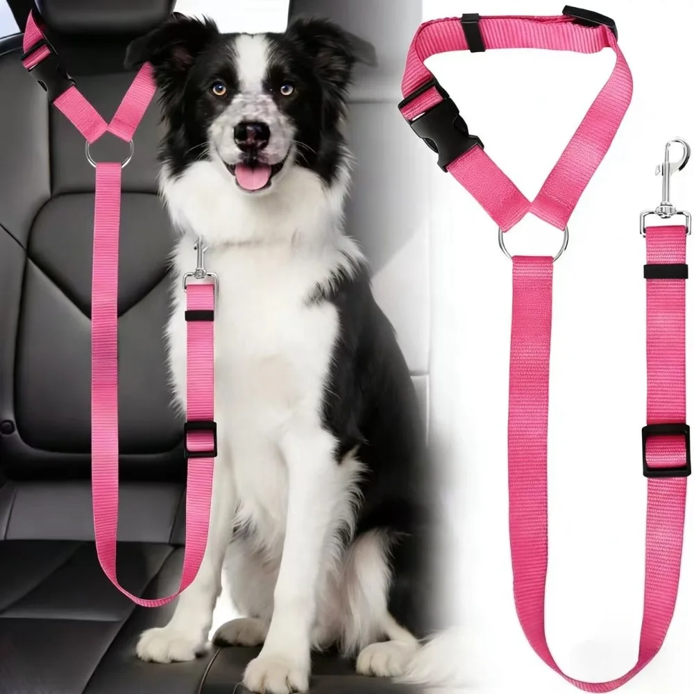 Safe Adjustable Pet Seat Belt