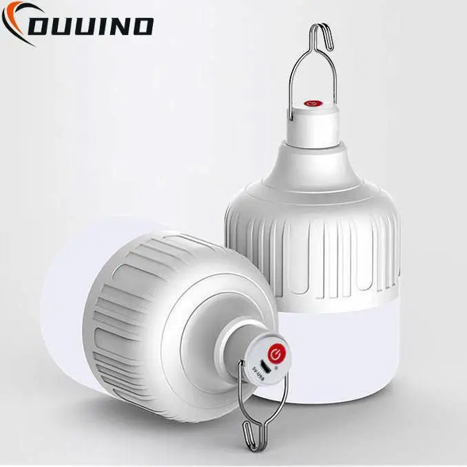 Rechargeable Camping LED Lights Portable Emergency Bulb Lights USB Built In Battery Bright Flashlight Outdoor Lantern Hook portable lanterns camping light camping lamp portable flashlight camping lantern emergency lights portable torch