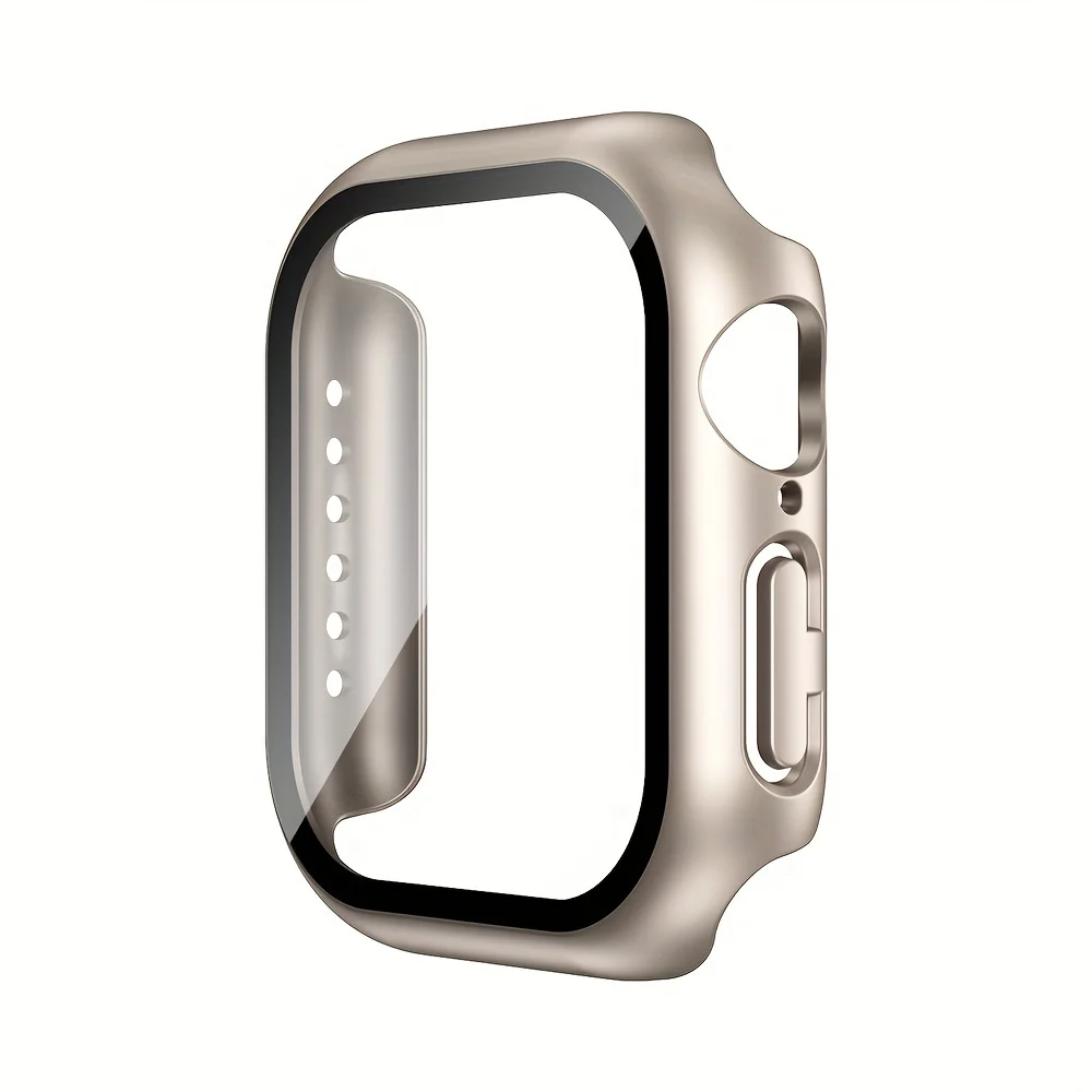 Apple Watch Screen Protector Glass+Cover For Apple Watch case 9 8 7 6 SE 5 iWatch Accessorie 44mm 40mm 41mm 45mm 42mm 38mm