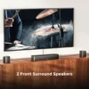 ULTIMEA 7.1 Sound Bar with Dolby Atmos, Surround Sound System for Home Cinema with App Control, 350W Home Bluetooth Speakers 5