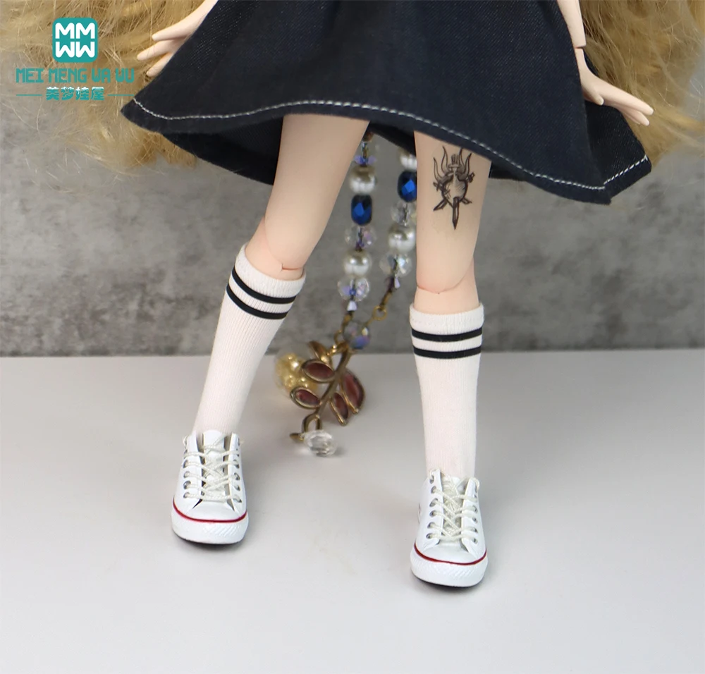 Doll Accessories 1PCS Blyth Fashion Polka Dot Lace Socks Stockings For Blyth Azone 1/6 Doll