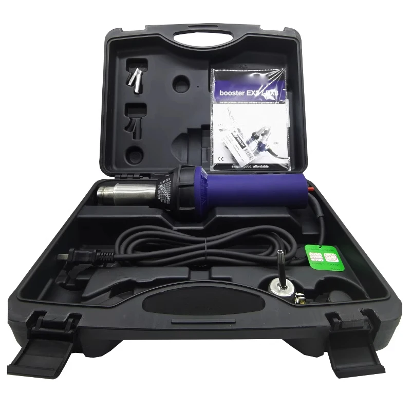 1600W Heat Gun 220V Plastic Welding Gun Energy HT1600 Universal Kit Hot Air Hand Tools Hot Air Torch Blast 40-700℃ 4