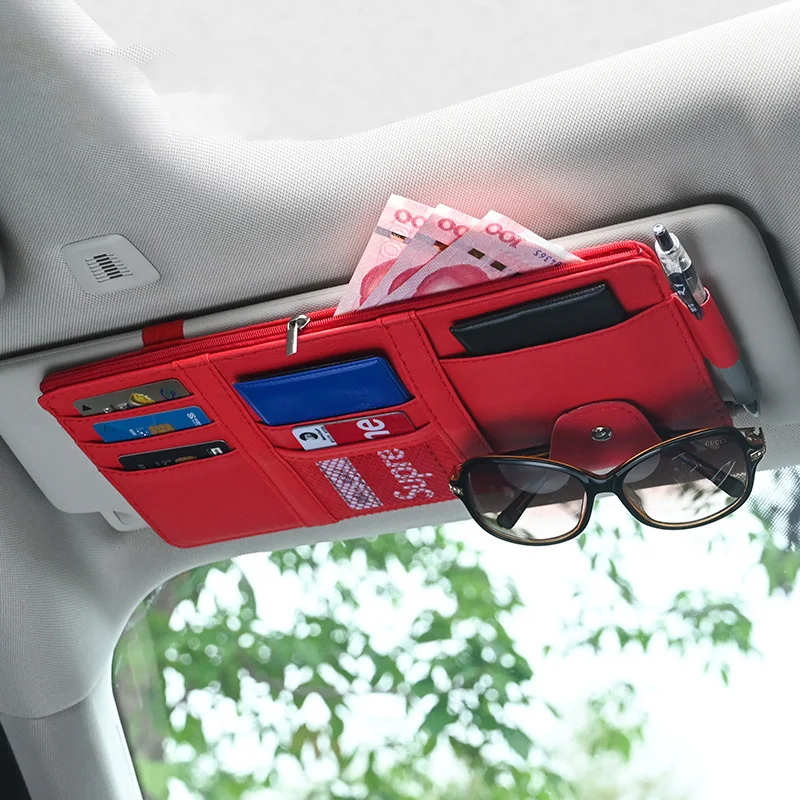 Visiera Parasole Per Auto Organizer Per Interni Con Organizer Tascabile