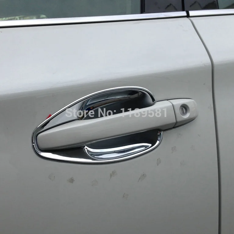

Хромированная накладка на дверь из АБС-пластика для Subaru Outback 2015 2016 2017, автомобильные аксессуары, наклейки