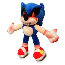 

25cm Sonic Plush Sonic Exe The Spirits Of Hell Toy Sonic the Werehog Soft Plush Dolls Puppet for Play House Kid's Birthday