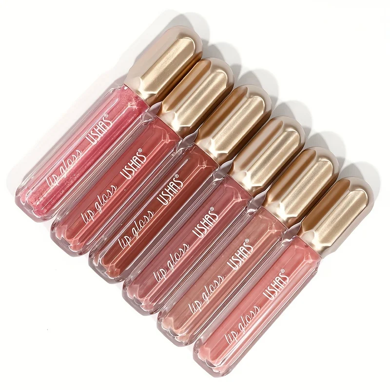 5-Color Jelly Lipsticks, Temperature Color Changing Crystal Flower Lip Gloss, Long Lasting Nourishing Hydrating Rosehip Oil Lips 6