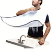 Man Shave Beard Apron Black Hair Shave Apron Ib Trimmer Holder Beard Catcher Waterproof Household Household Cleaning Tools 2