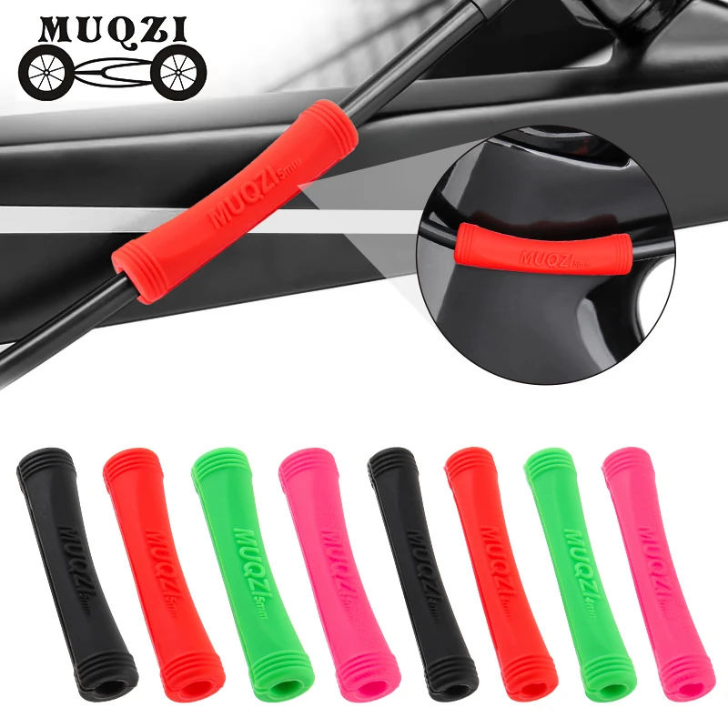 MUQZI MTB Brake Shift Cable Protection Sleeve Rubber Frame Protector