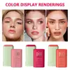 Pixi Blush Stick  3 In 1 Matte Pink Blusher Stick Cheek Eye Lip Tinted Waterproof  Face Contouring Shadow Blusher Korean Make Up 4