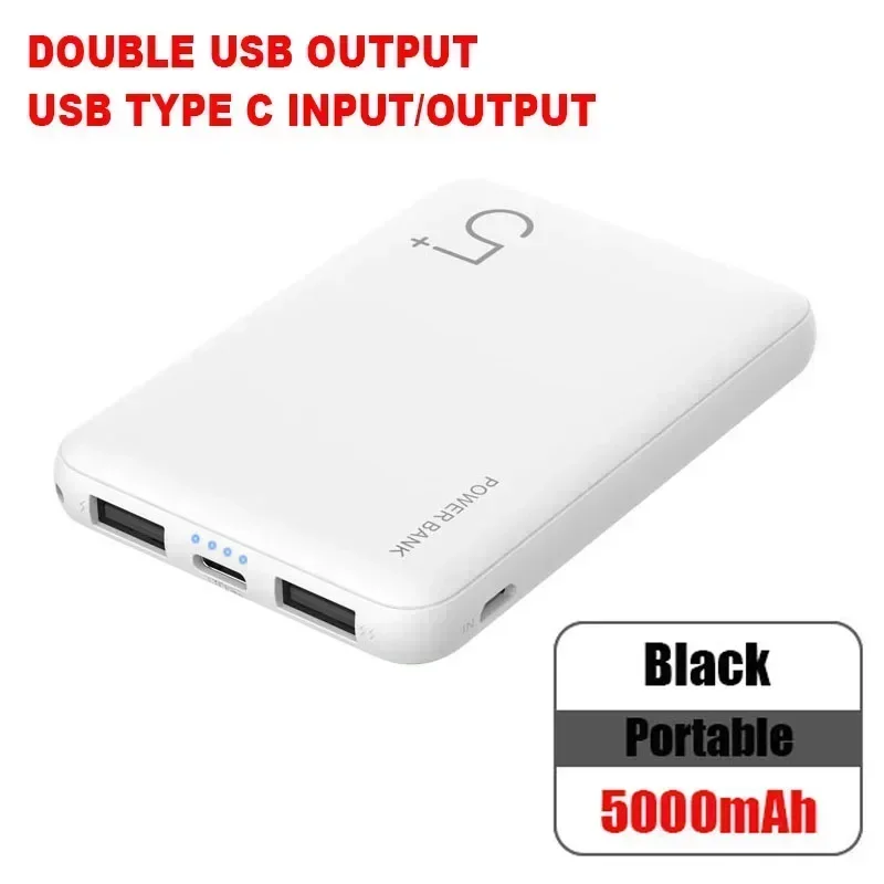 White 5000mah