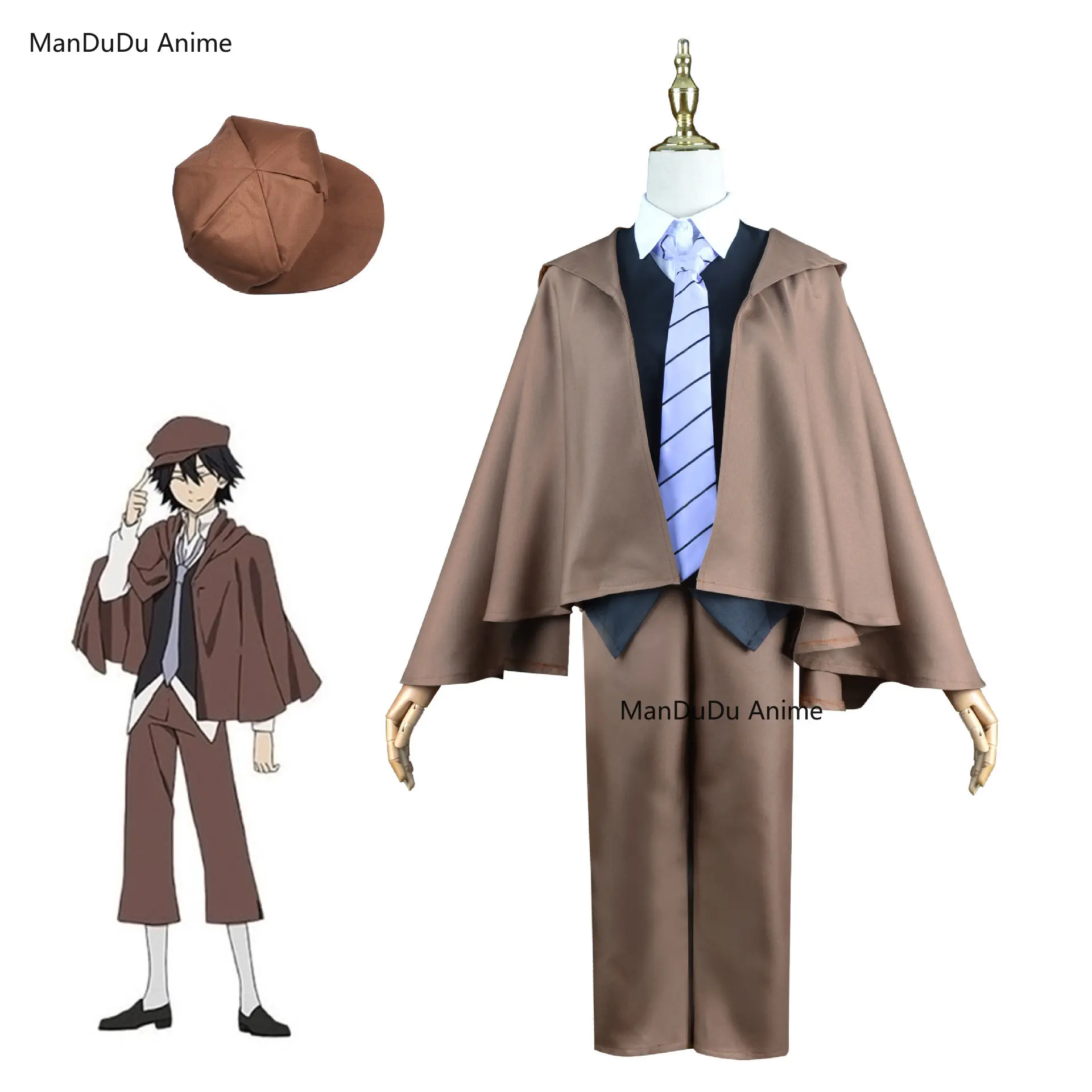 

Bungo Stray Dogs Edogawa Renpo Cosplay Costume Role Play Hallowmas Party Uniform