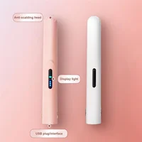AA20-Riffeur de cheveux sans fil-rechargeable USB, chauffage rapide, batterie de grande capacité, Mini fer à friser Portable pour les femmes 1