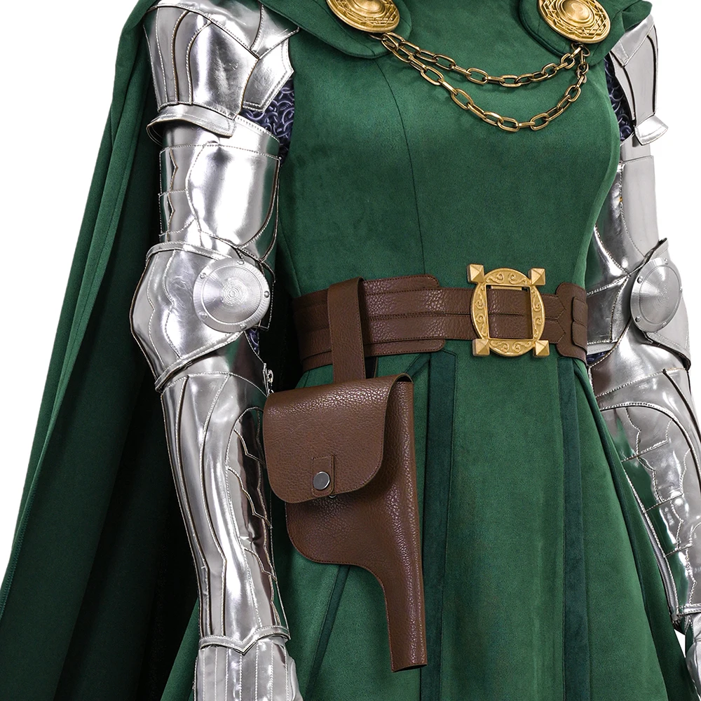 Doom Slayer Cosplay Battle Suit Costume for Women (Unofficial)