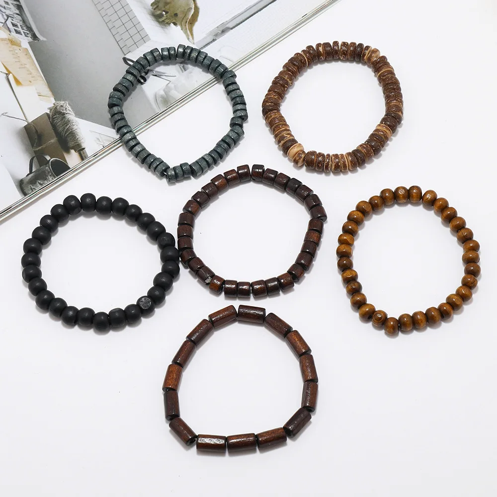 Bracelet Jewelry Multi-layer Buddha Bead Beaded Retro Style Men