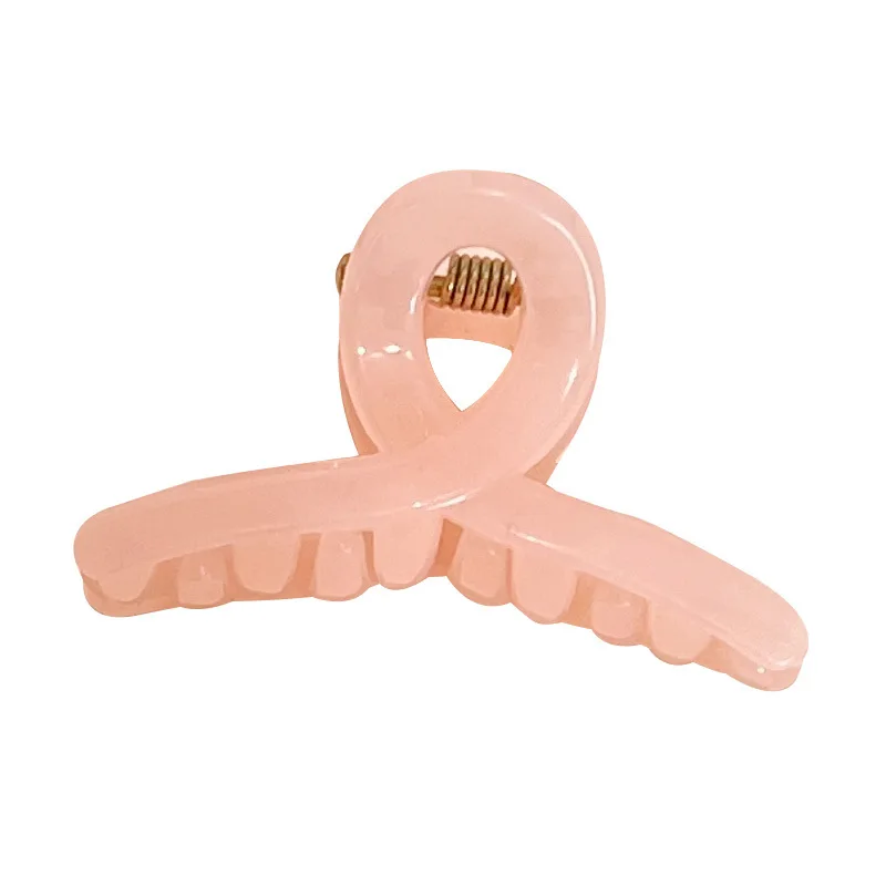 Mini Claw Clips Jelly Color Hair Claws for Girls Children Cute Hairpin Little Ponytail Shark Clip 6pcs