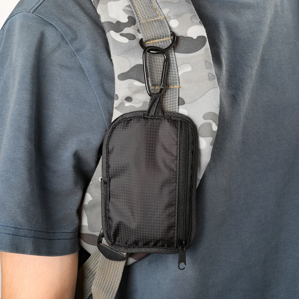 Secure RFID Blocking Wallet with Buckle Anti-Theft Travel Pouch
