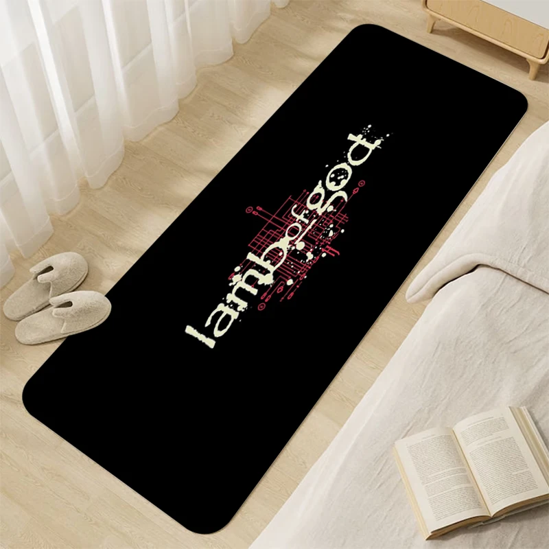 

Modern Home Decoration A-Lamb Of Gods Bath Mat Washable Non-slip Kitchen Rug Aesthetic Door Entrance Carpet Floor Front Door Mat