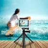 PULUZ 3-Way Grip Selfie Stick Foldable Tripod Handheld Selfie Extension Bracket for GoPro/Insta360 ONE R/DJI Action Cameras 6