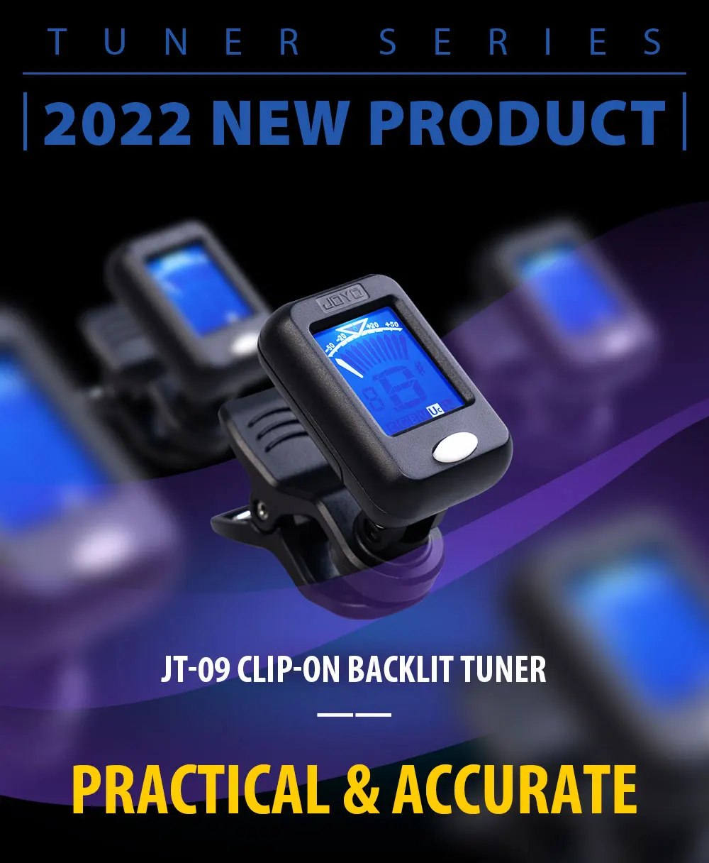 Description Picture 2 of itemJOYO JT-09 Guitar Tuner Digital Digital Clip-On Electronic Tuner Guitar Bass Violin Ukulele Acoustic Guitar Parts & Accessories