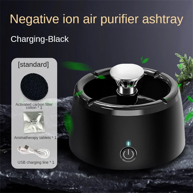 Air Purifier Ashtray Smart Air Purifier Smart Ashtray Anti-smoke Ashtrays  Ashtrays Purifier Ion Filter Charging