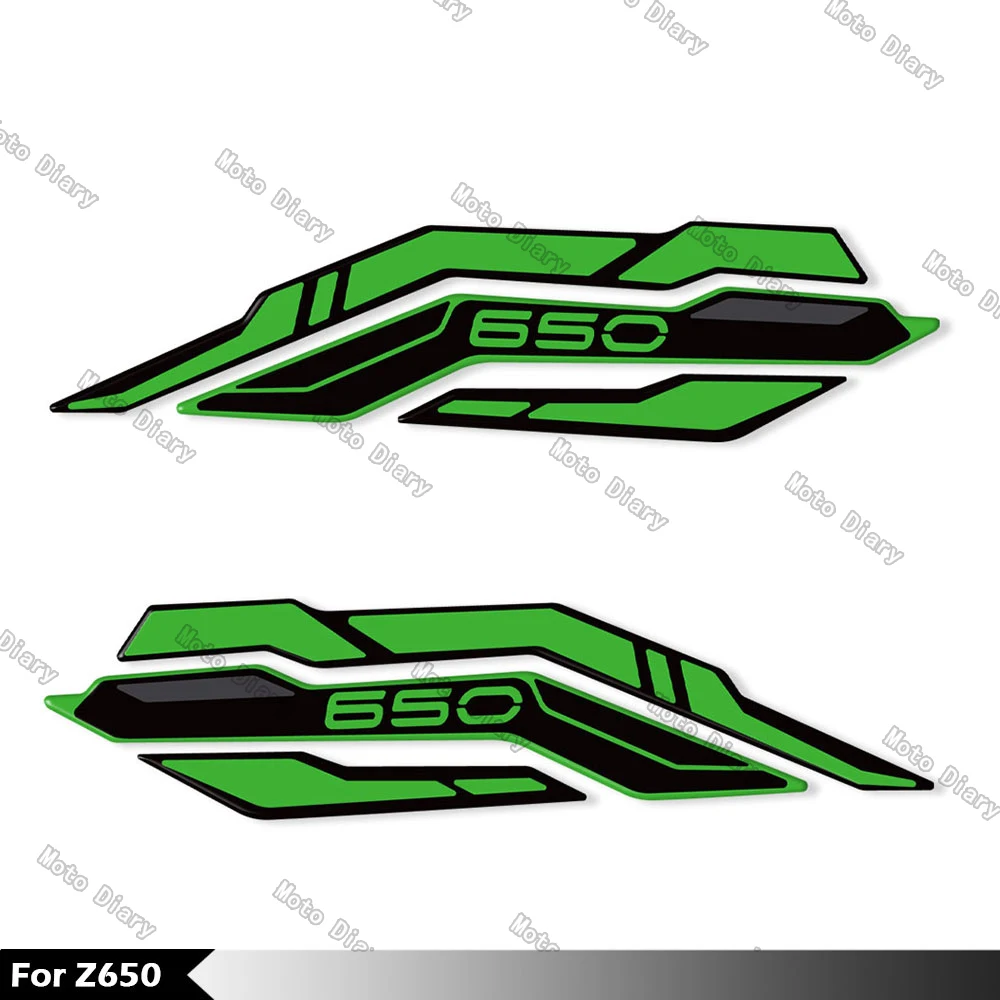 Autocollant Réservoir Moto Z650 2017-2024 - Protection Anti-rayures Et étanche - Design Sportif
