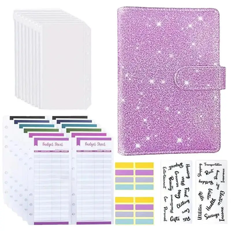 

Envelope Challenge Binder A6 Savings Book Binder Easy Money Budgeting Creative Money Budget Organizer With Stickers &expense