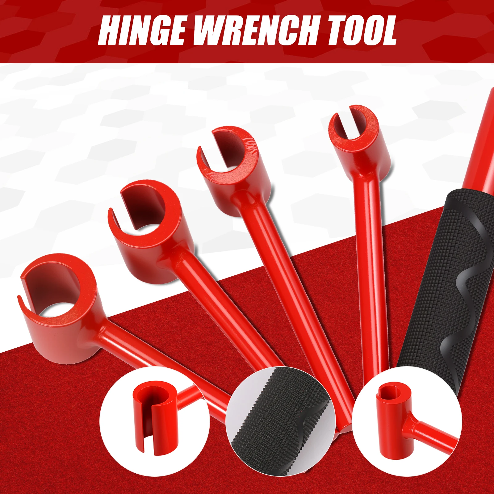 Door Hinge Adjustment Tools Steel 4 In 1 Hinge Adjustment Wrench Door and Cabinet Alignment Tools Sturdy Repair