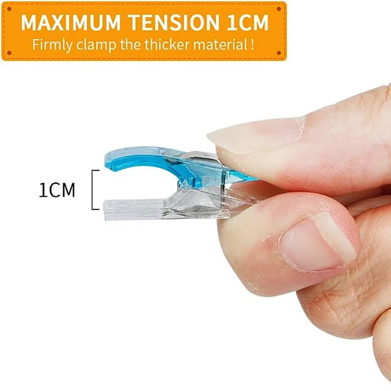 10-30PC Sewing Clips Multipurpose Plastic Craft Crocheting Knitting Safety Binding Paper sewing clips plastic clips