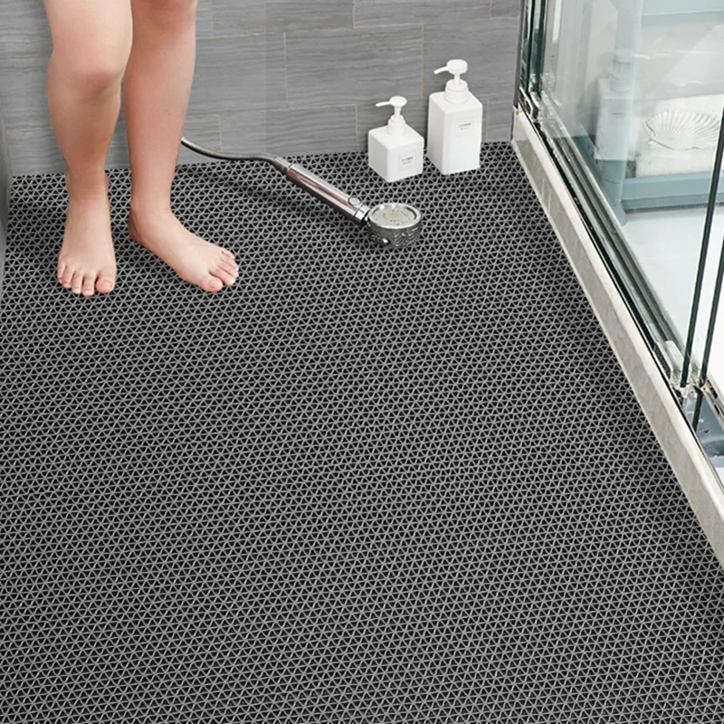 

T2025zxw Carpet Honeycomb Foot Mat Bathroom Anti-slip Mat Hotel Home Shower Room Bathtub Toilet Bathroom Accessories Set
