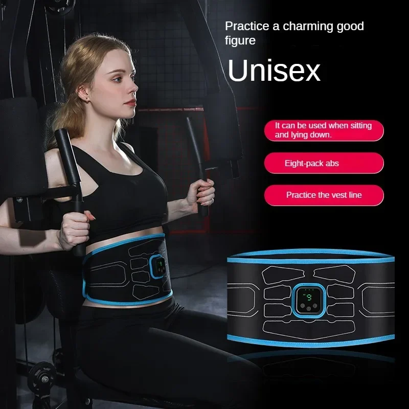 EMS Abdominal Toning Belt Electric Muscle Stimulation Muscle Toner Waist Trainer Slimming Belts Fitness Workout Equiment