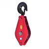 5Ton Heavy Duty Triple Wheel Wire Rope Sheave Snatch Pulley Block Lifting Swivel Hook 1