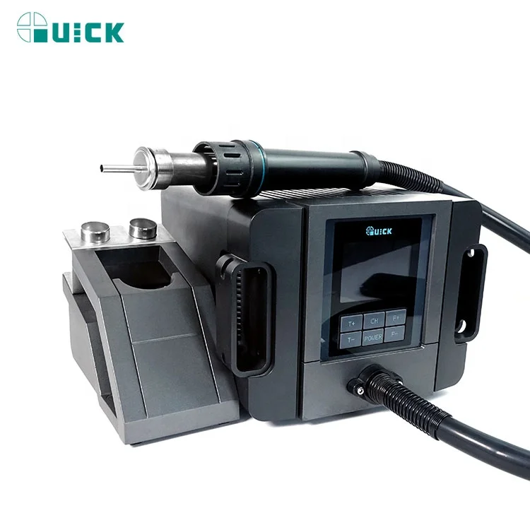 QUICK TR1300A Hot Air Soldering Station 1300W BGA Welding Intelligent   For Mobile Phone Motherboard PCB Repair amaoe mobile phone motherboard welding wire repair i 0 6 i 0 8mm solder wire medium temperature lead high purity no cleaning