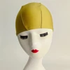 Solid Colors Nylon Lycra Fabric Bathing Cap Summer Swimming Pool Spa Beach Play Unisex Swimming Cap for Female and Male 6