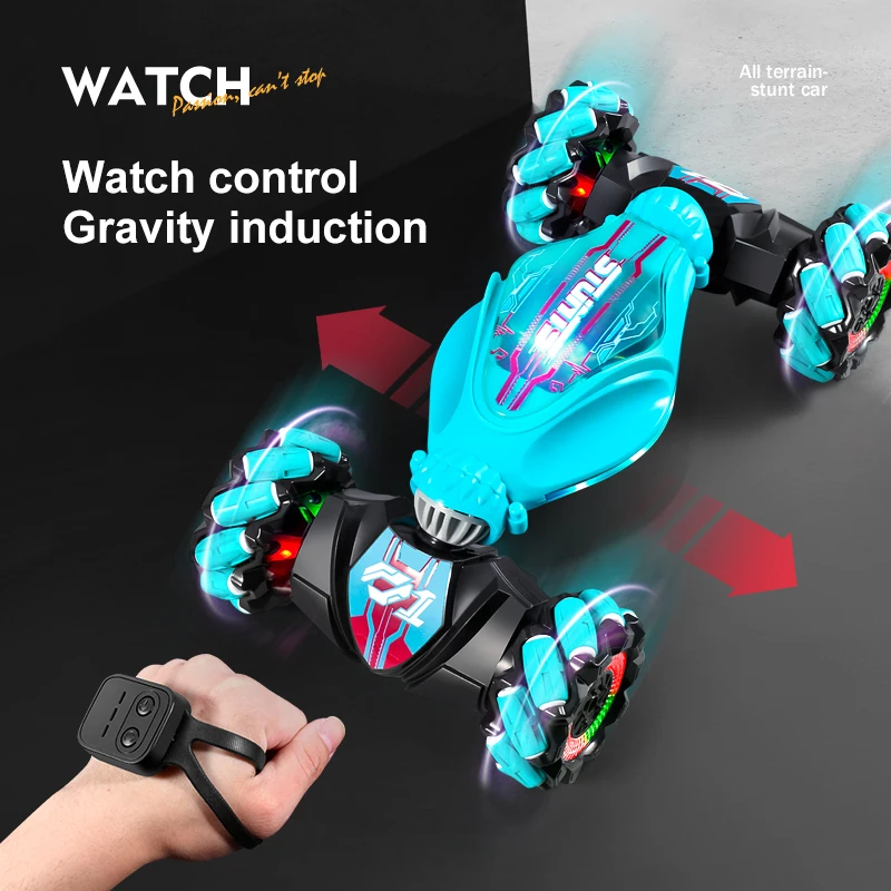 BGTOY 4WD Stunt RC Car With LED Light Deformation Twist Climbing Radio Remote Control Car Electronic Toys For Kids Boys Gifts 5
