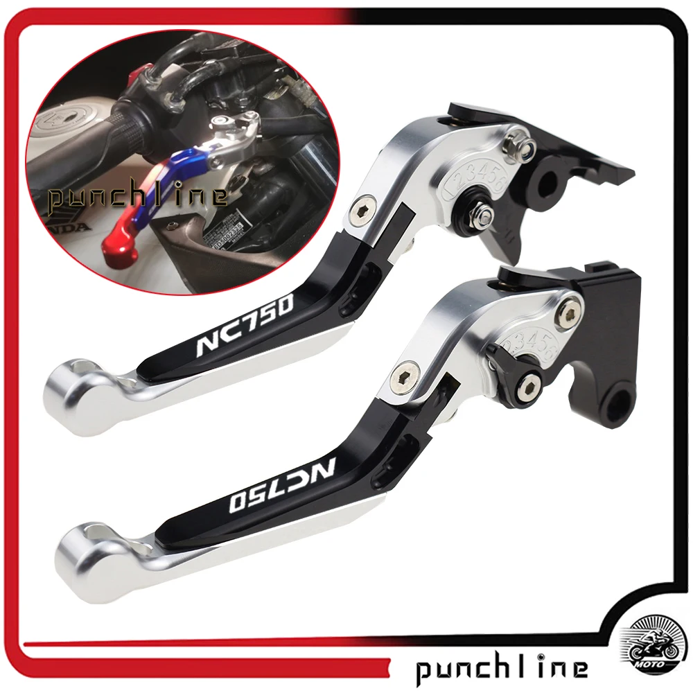 

Fit NC750X 2012-2015 Clutch Levers For NC 750 S NC 750 X NC750S Folding Extendable Brake Handles