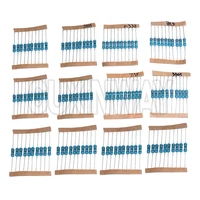1/2W 1W 2W 3W Resistance 1% Metal Film Resistor Assortment Kit Set 30values 1R~750R 1K~820K Ohm - Image 2