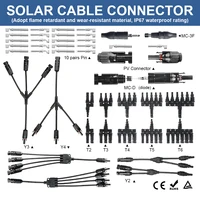 Connecteur de câble de panneau solaire 30A 1000V MC3/4, connecteur mâle femelle avec fusible à Diode solaire IP67 pour panneau séparateur solaire de branche T Y 1