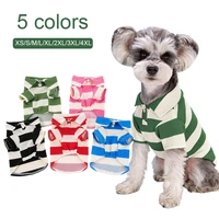 Polo pour chien, vêtements d'été décontractés pour petits et grands chiens, T-Shirt pour chats, Chihuahua, carlin, Costumes, chemises Yorkshire 1