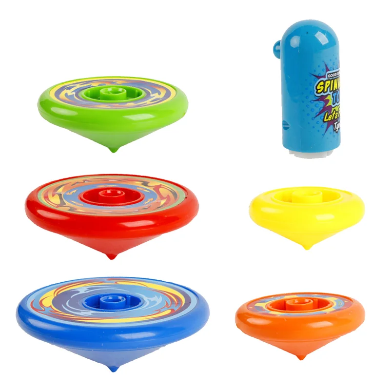 Spinning Top Toy Spinning Top Children's Hand Turning Luminous Stacking Superimposing Top Color Toy Random Color Children's Birthday Gift