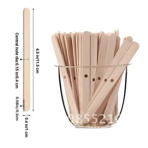 

Wooden Wax Core Holder 50pcs for Soy Wax Candles Aromatherapy Candle Making Tool Wick Centering Device Candle Making Supplies