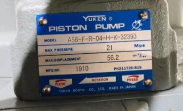 

YUKEN PISTON PUMP A56-F-R-04-H-K-32393 A37-F-R-04-H-K-32393 A37-F-R-04-H-K-A-32366