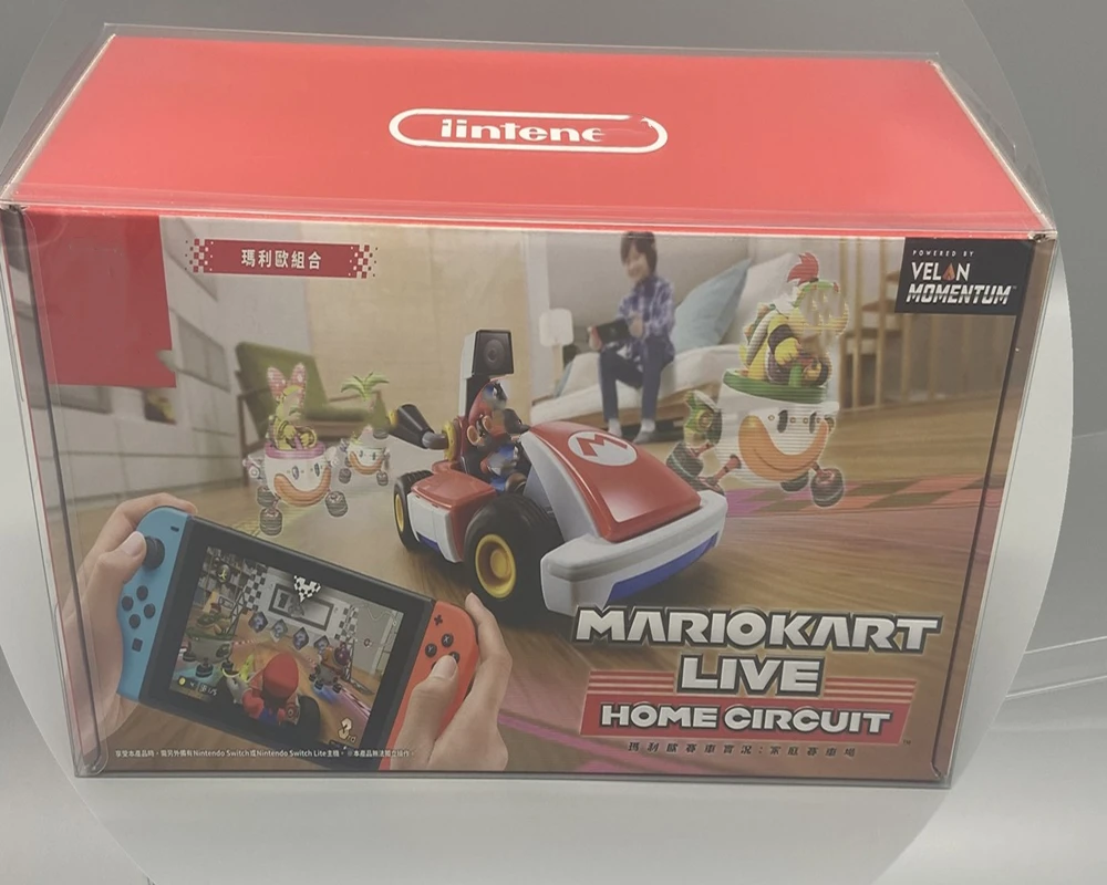 Protezione Trasparente Per Scatola Per Mario Kart Live: Scatole Per La Raccolta Di Circuiti Domestici Per Nintendo Switch Ns Custodia Per Giochi Trasp