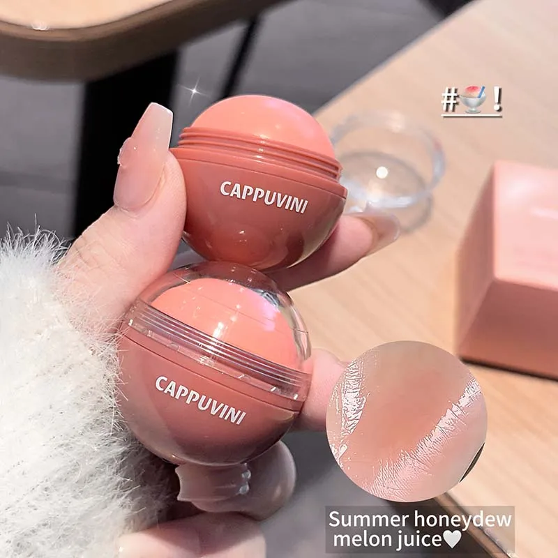 Blush Ball Cappuvini Vitality Juicy Natural Rosy Long-Lasting High Color Blusher Cream Face Makeup Rouge