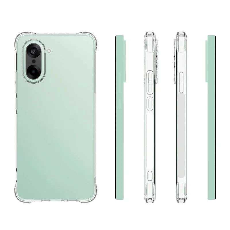 OnePlus Nord CE5 CPH2719용 에어백 케이스, 충격 방지 소프트 실리콘 TPU 에어 쿠션 백 커버, OnePlus NordCE5용 소프트 폰 케이스