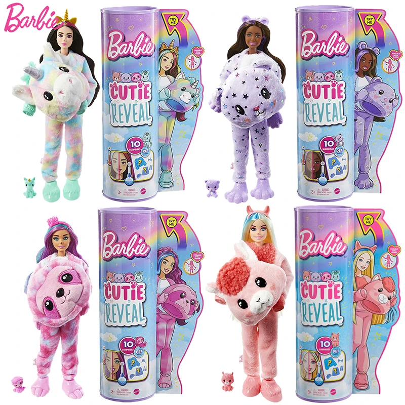 Muñeca Original de la serie Barbie Cutie Reveal Fantasy, disfraz