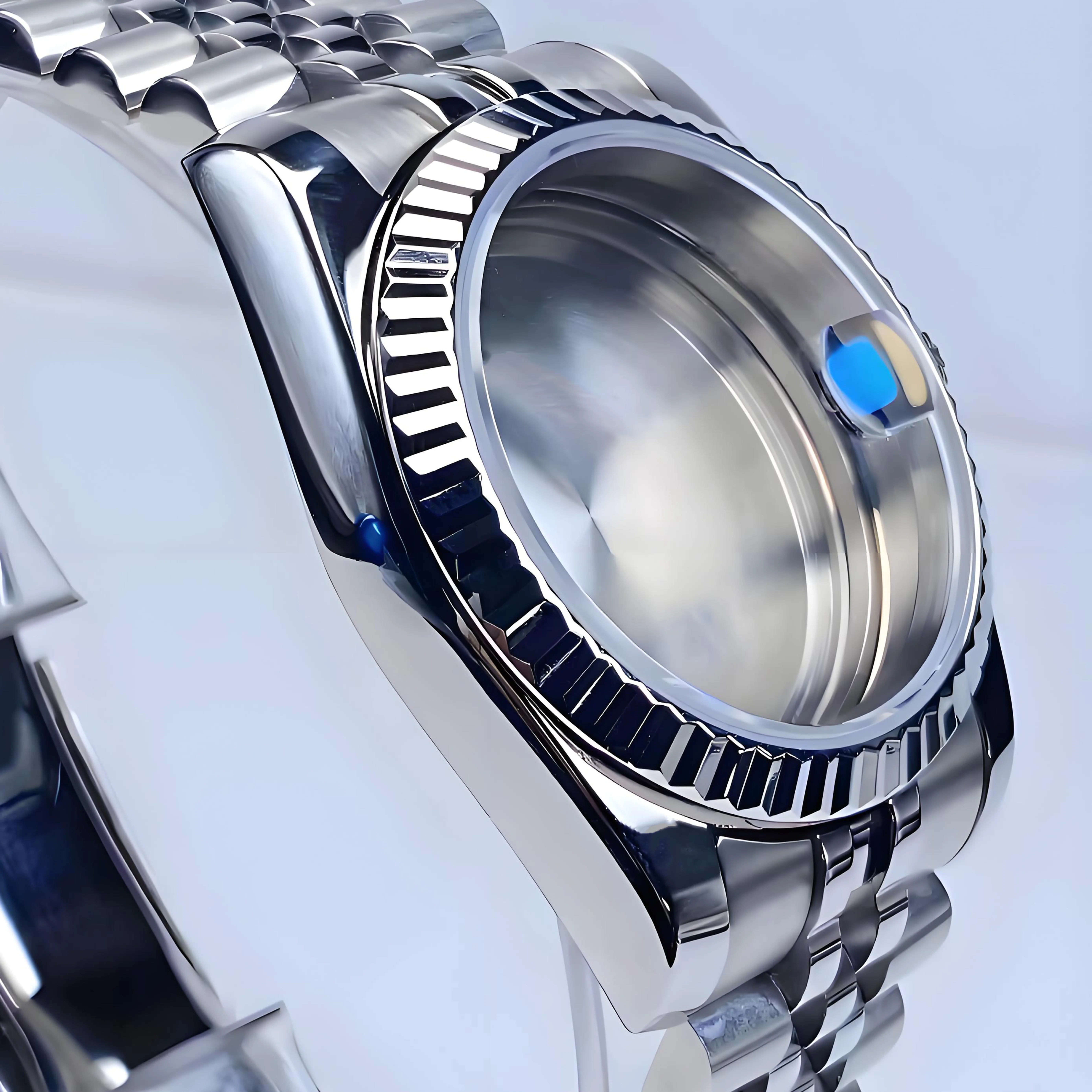 NH35 case 36mm/39mm Jubile Bracelet Sapphire Glass Watch Case for NH35/NH36 Movement 28.5mm Dial Watch Accessories