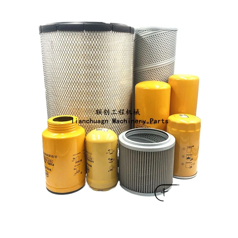 

For Caterpillar Cat E329DOil Filter Diesel Grid Air Filter Oil Water Hydraulic Pilot Oil Inlet And Return Oil Filter